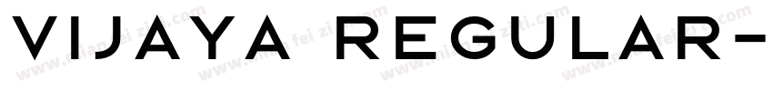 vijaya regular字体转换
